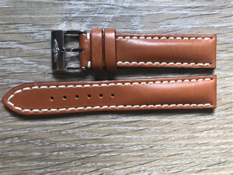 genuine breitling leather strap|breitling leather strap 22mm.